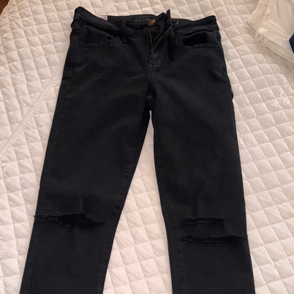 American Eagle Black Skinny Jeans